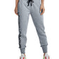 Calça de moletom Under Armour Rival Fleece Logo Feminina Cinza Tamanho P