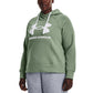Under Armour Feminino Ua Rival Fleece Logo Hoodie Verde Tamanho 1X