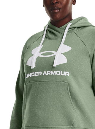 Under Armour Rival Fleece Hoodie Feminino Verde Tamanho 2X