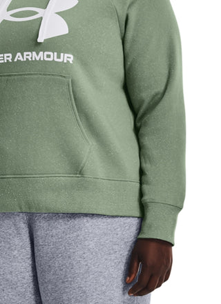 Under Armour Rival Fleece Hoodie Feminino Verde Tamanho 2X