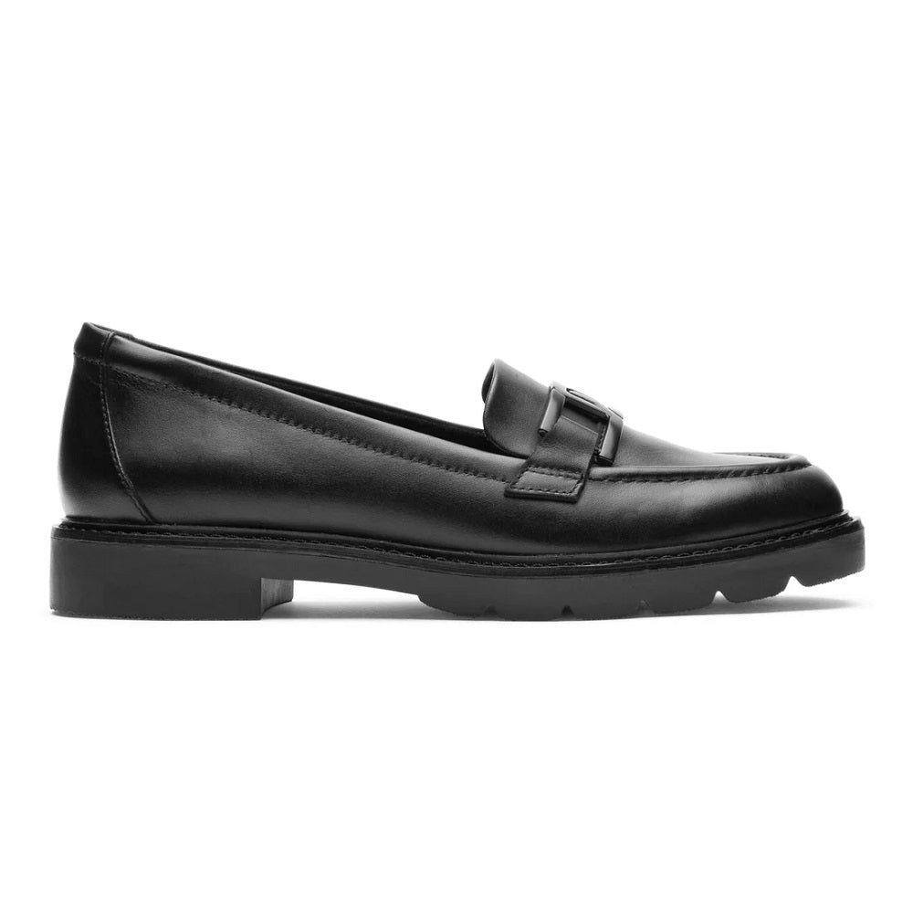 Mocassins Rockport Kacey Chain Femininos Pretos Tamanho 7 M