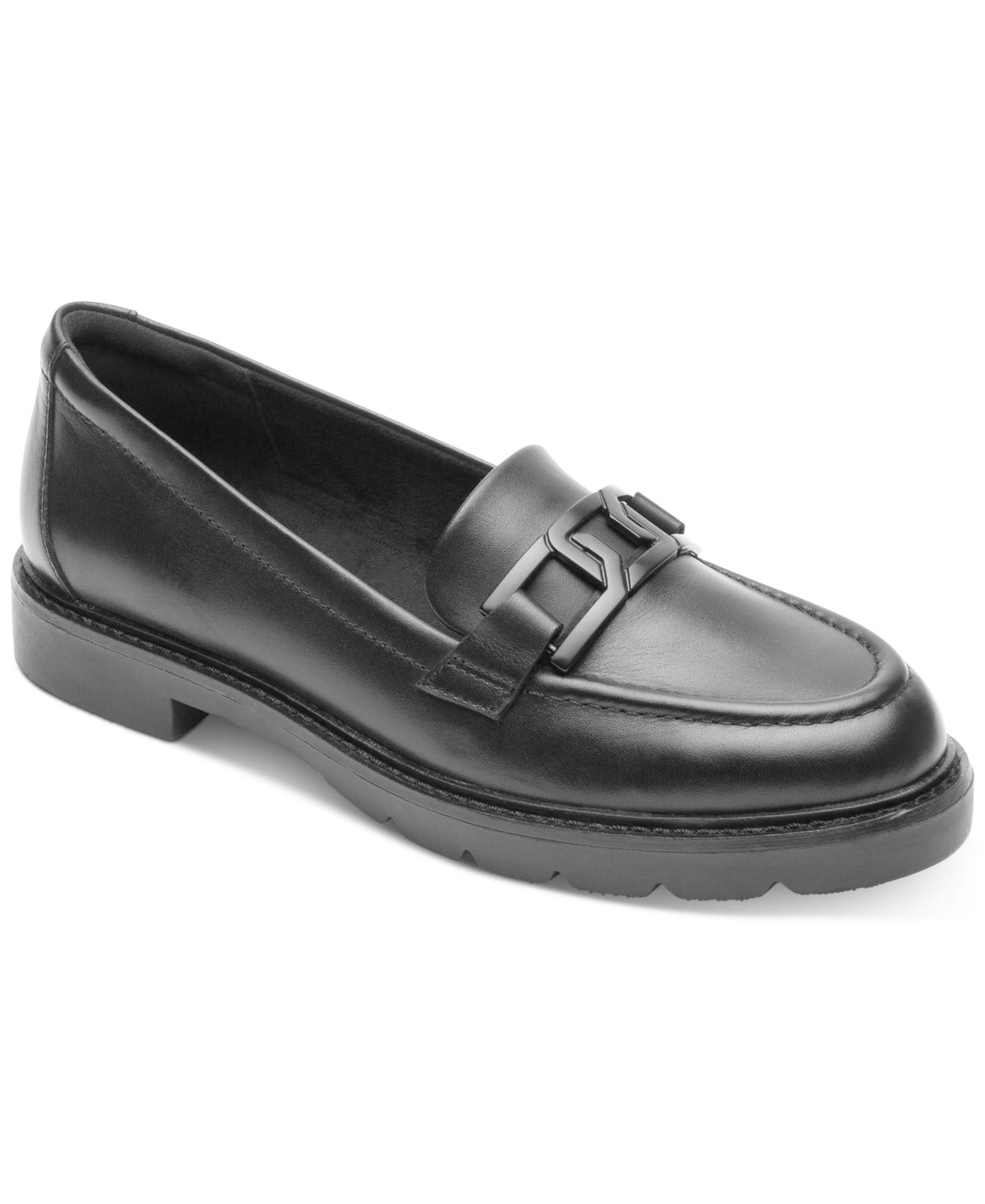 Mocassins Rockport Kacey Chain Femininos Pretos Tamanho 7 M