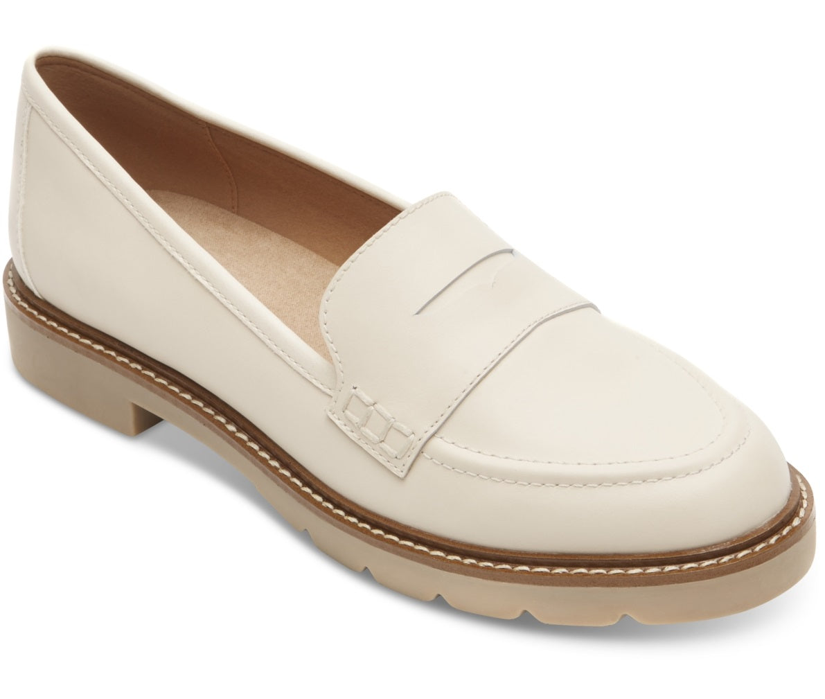 Mocassim Rockport Kacey Penny Feminino Branco Tamanho 8,5 M