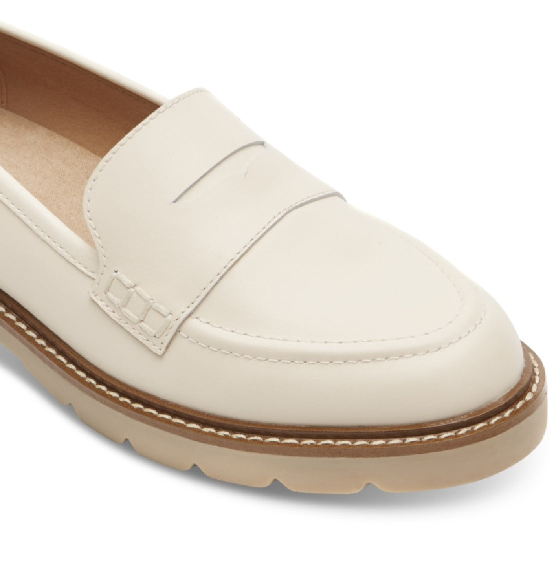 Mocassim Rockport Kacey Penny Feminino Branco Tamanho 8,5 M