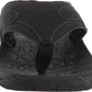 Sandálias masculinas Rockport Hayes Thong pretas tamanho 11,5 M