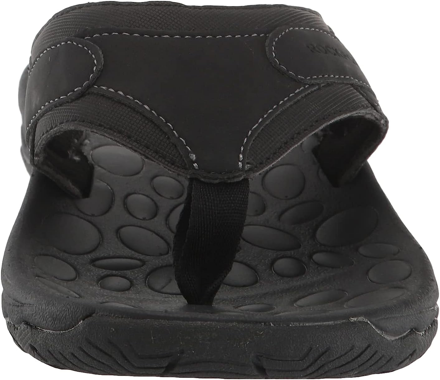 Sandálias masculinas Rockport Hayes Thong pretas tamanho 11,5 M