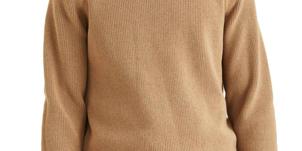 Suéter masculino Dockers Solid marrom tamanho XL