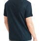 Camisa polo masculina Dockers Icon Slim Fit com logotipo bordado, azul, tamanho grande