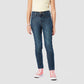 Calça jeans Levi's Super Skinny de cintura alta para meninas, azul escuro, tamanho 16