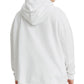 Moletom com capuz feminino Levi's com logotipo, branco, tamanho 2X