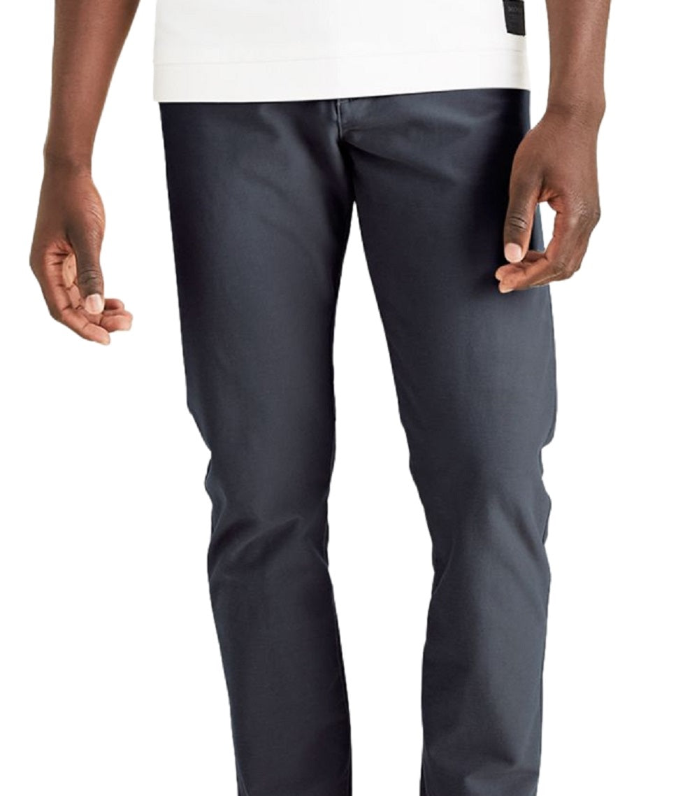 Calça Chino Dockers Slim Fit Comfort Knit Masculina Azul Tamanho 32X32