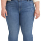 Calça jeans Levi's 720 High Rise Super Skinny Feminina Azul Tamanho 20W