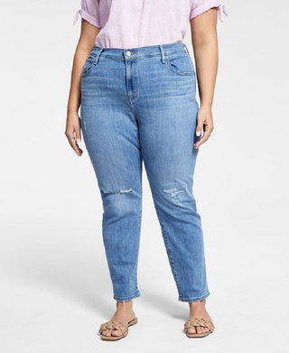 Levi's Women's High Rise Straight Leg Jeans Blue Size 22W