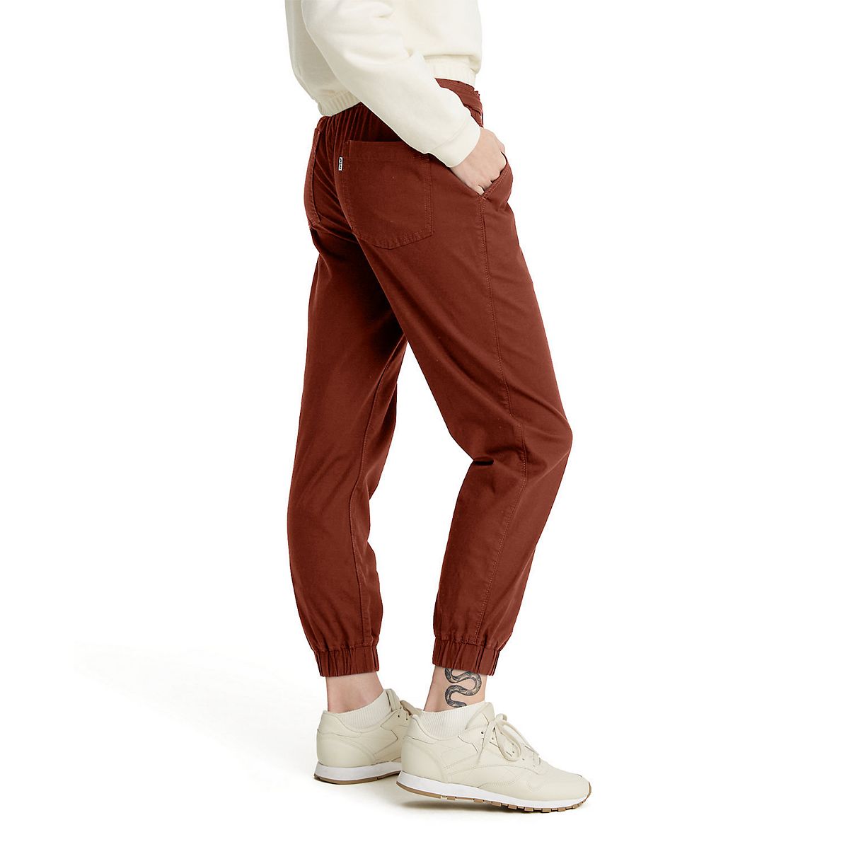 Calça jogger feminina Levi's Jet Set vermelha tamanho X-G