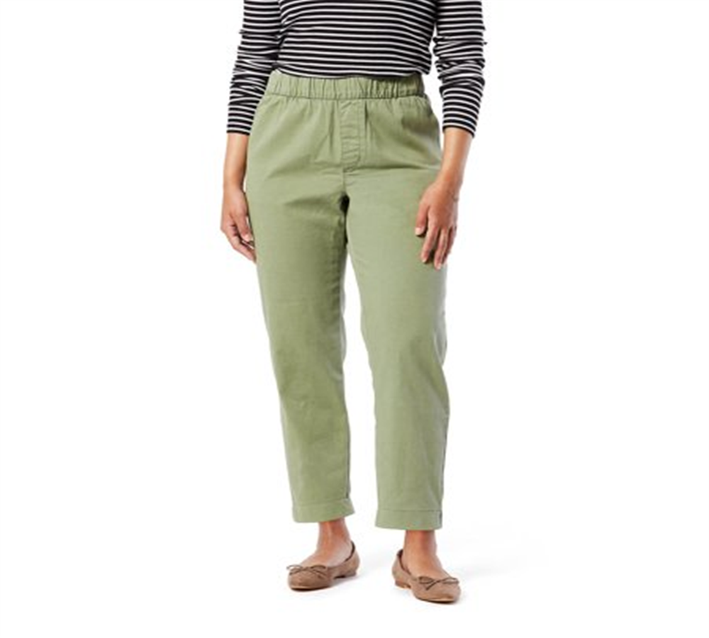 Calça Chino Confortável Feminina Levi's Pull On Verde Tamanho M
