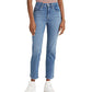 Calça jeans cropped Levi's 724 reta feminina, azul, tamanho 6 W28