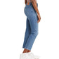 Calça jeans cropped Levi's 724 reta feminina, azul, tamanho 6 W28