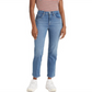 Calça jeans cropped Levi's 724 reta feminina, azul, tamanho 6 W28