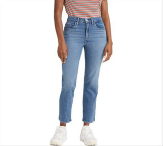 Levi's Women's 724 Straight Leg Cropped Jeans Blue Size 6 W28