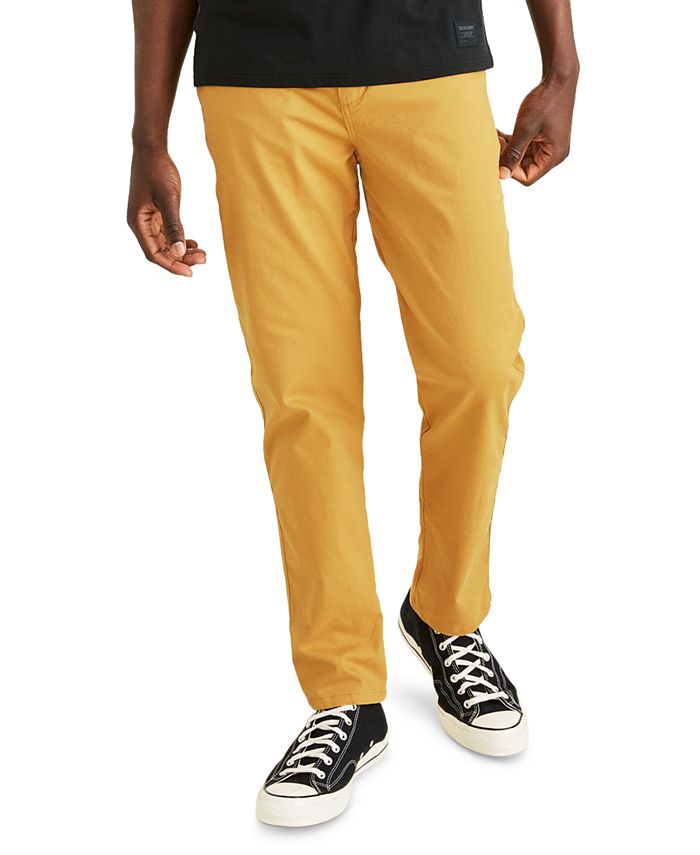 Calça Chino Dockers Alpha Icon Masculina Amarela Tamanho 36X32