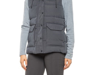 Colete casual Go West para atividades ao ar livre feminino Gerry, cinza, tamanho pequeno