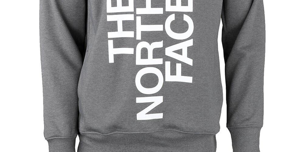 The North Face Moletom com capuz masculino Trivert Logo cinza tamanho XX-G