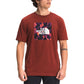 Camiseta masculina The North Face Boxed vermelha tamanho X-Large
