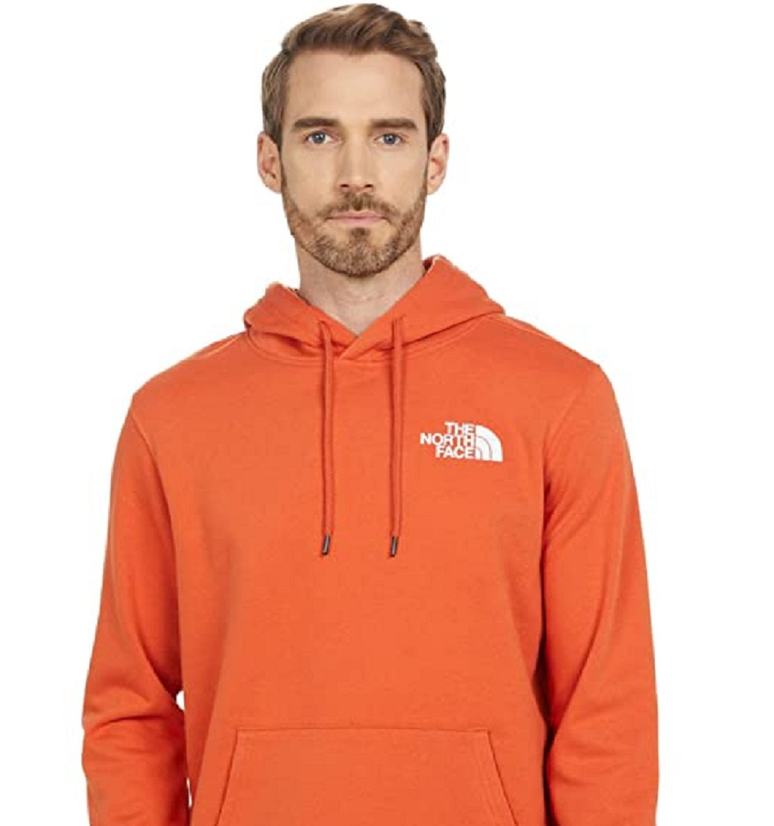 The North Face Box Moletom com capuz manga comprida masculino laranja tamanho XX-G