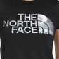 Camiseta gráfica The North Face Recycled Expedition feminina, preta, tamanho X-S