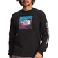 Camiseta The North Face Logo Play Ls Masculina Preta Tamanho X-G
