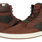 Bota Timberland Davis Square Couro Tecido Masculina Marrom Tamanho 7,5 M