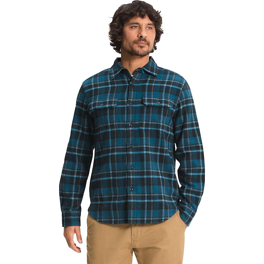 Camisa de flanela masculina Arroyo The North Face, azul, tamanho XL