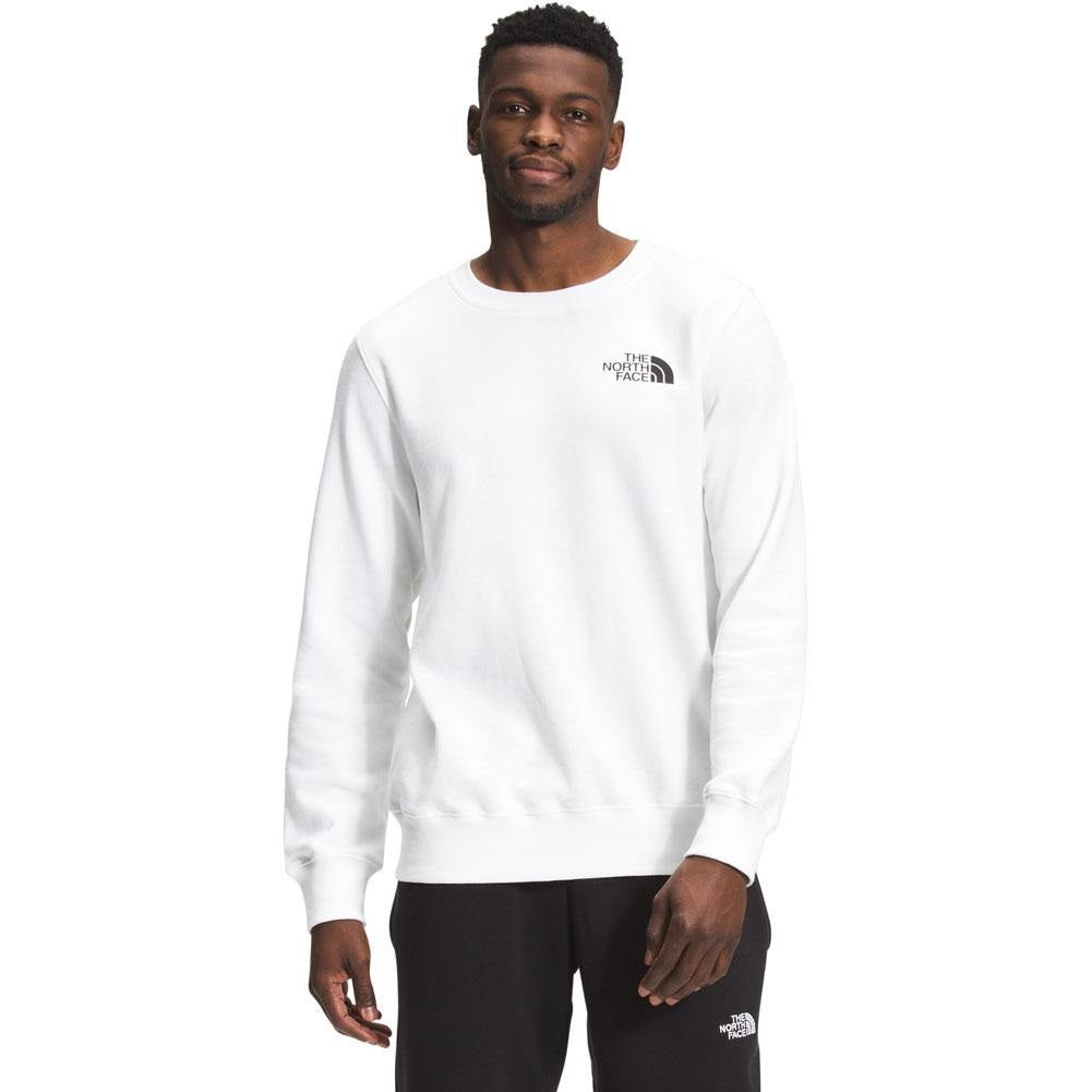 Moletom The North Face Box Nse Crew Masculino Branco Tamanho Grande