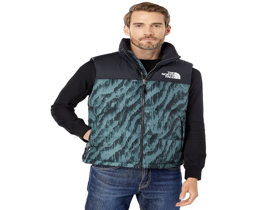 Colete The North Face Printed 1996 Retro Nuptse Verde Tamanho P