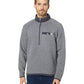 Camisa masculina Gordon Lyons com zíper 1/4 da The North Face, cinza, tamanho médio