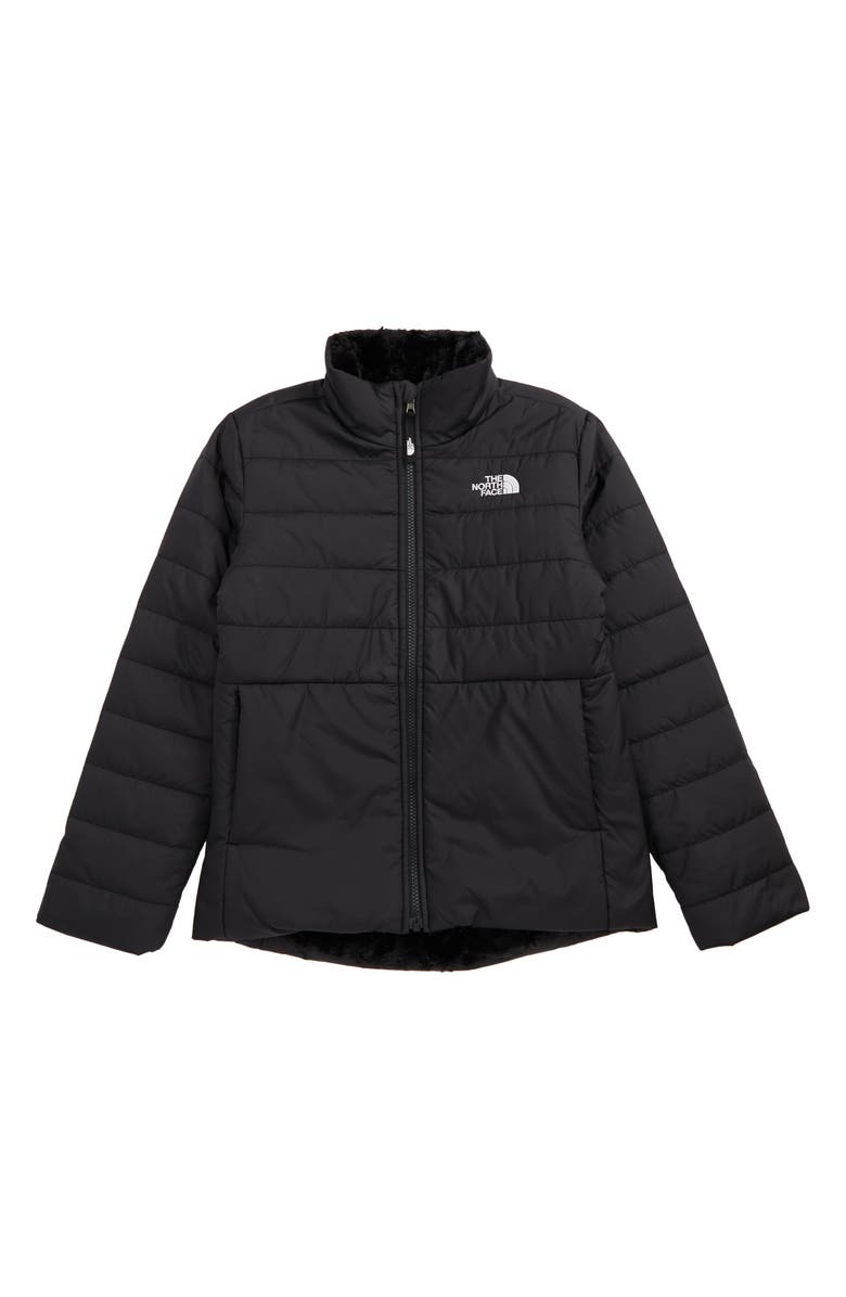 Jaqueta repelente de água North Face Mossbud Swirl para meninas na cor lavanda doce - tamanho infantil