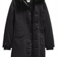 Parka feminina The North Face repelente de água para neve com enchimento 600 Power Down, preta, tamanho médio