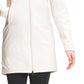The North Face Shelbe Raschel com capuz feminino, branco, tamanho pequeno