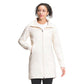 The North Face Shelbe Raschel com capuz feminino, branco, tamanho grande