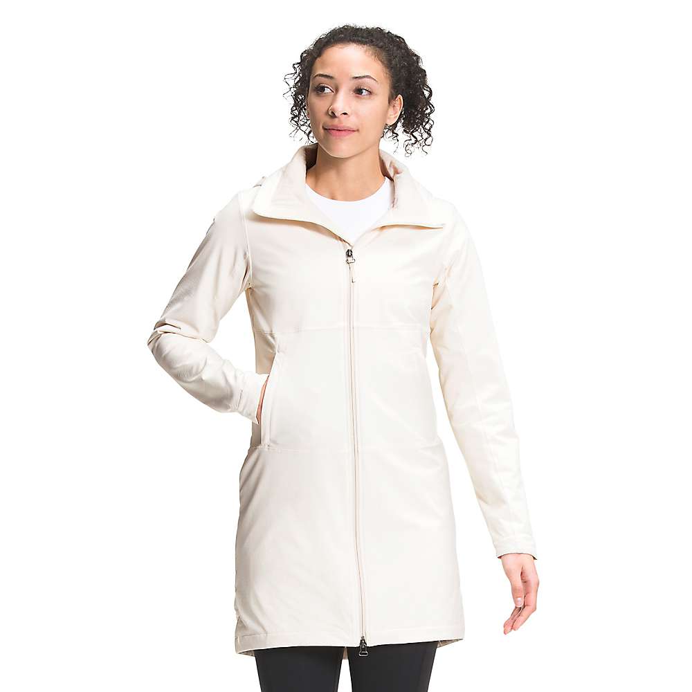 The North Face Shelbe Raschel com capuz feminino, branco, tamanho grande