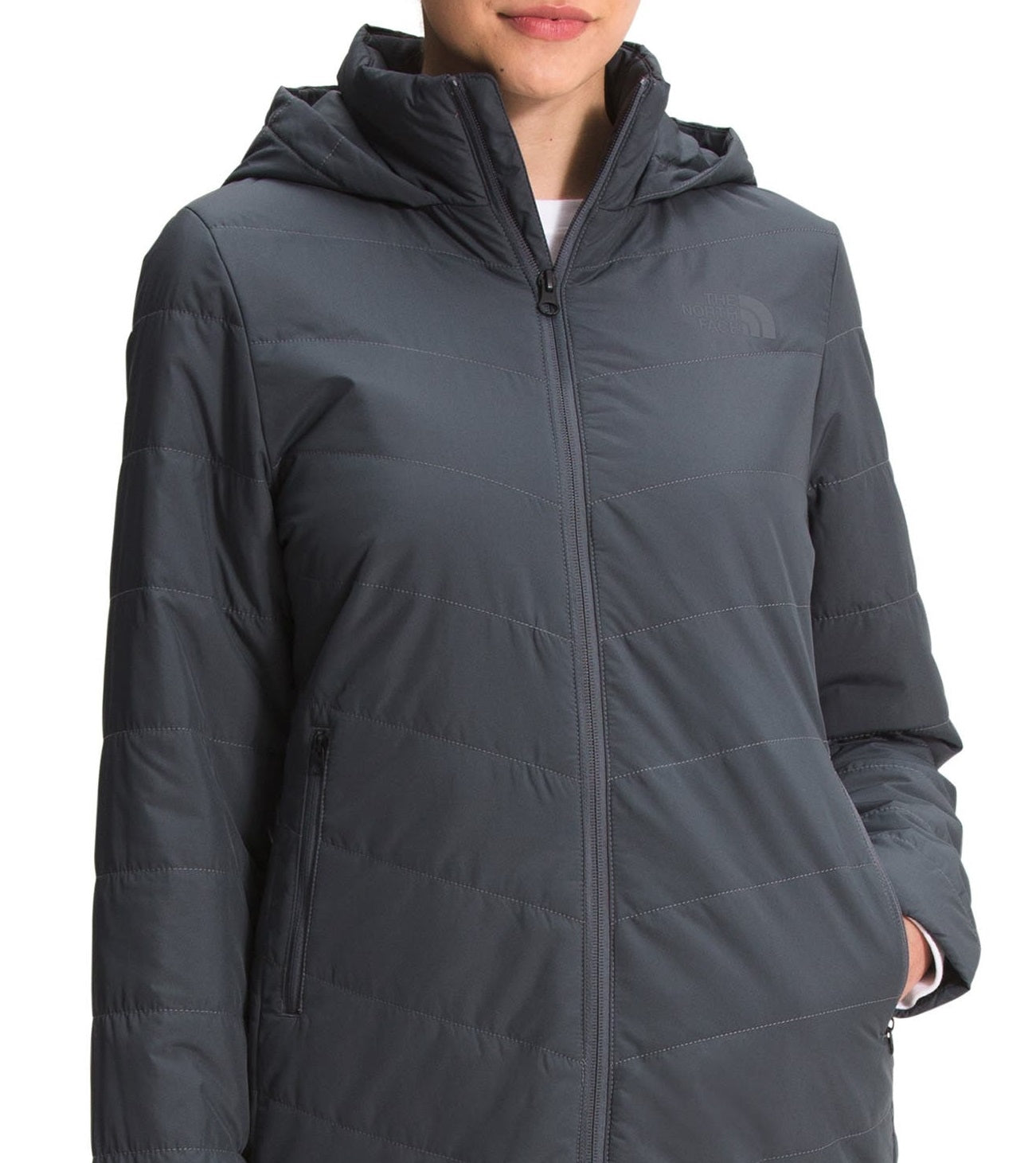The North Face Moletom com capuz feminino cinza tamanho X-S