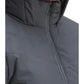 Casaco com capuz e zíper resistente à água The North Face feminino, cinza, tamanho grande