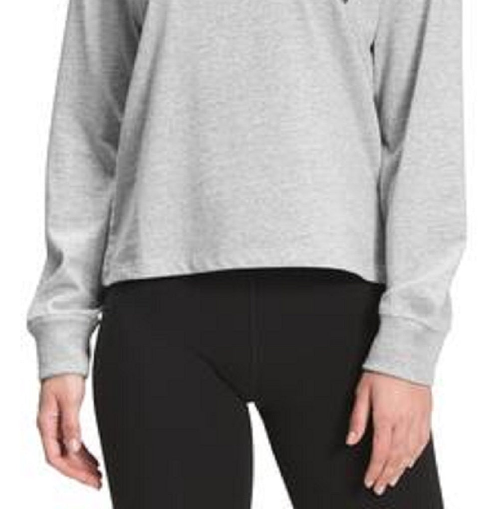 Camiseta gráfica The North Face Recycled Expedition feminina, cinza, tamanho pequeno