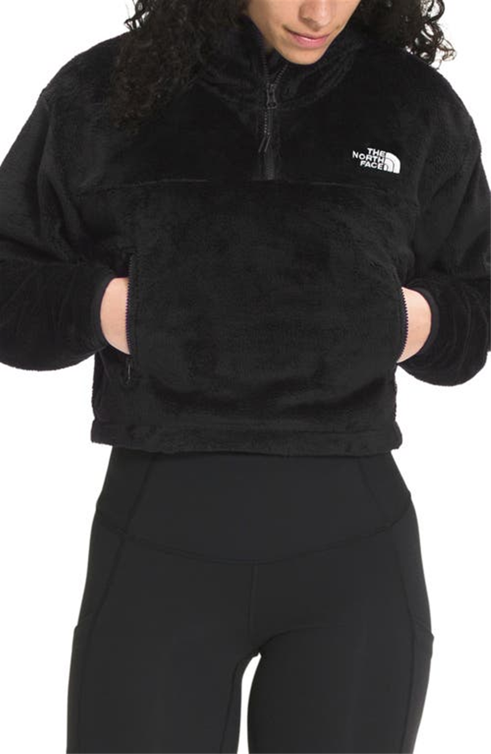 The North Face Osito Zip Fleece Hoodie Feminino Preto Tamanho P