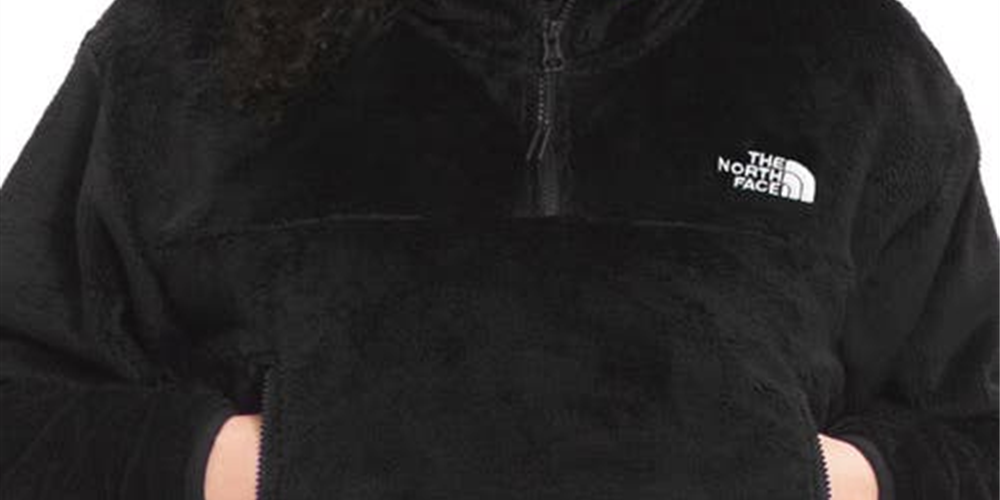The North Face Osito Zip Fleece Hoodie Feminino Preto Tamanho Grande