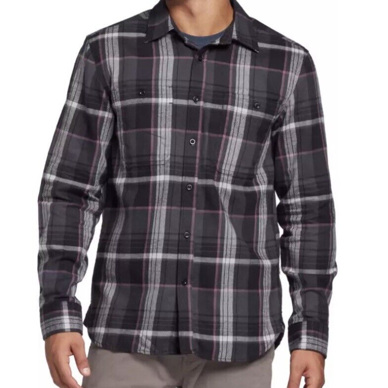 Camisa de flanela Arroyo masculina The North Face, cinza, tamanho médio