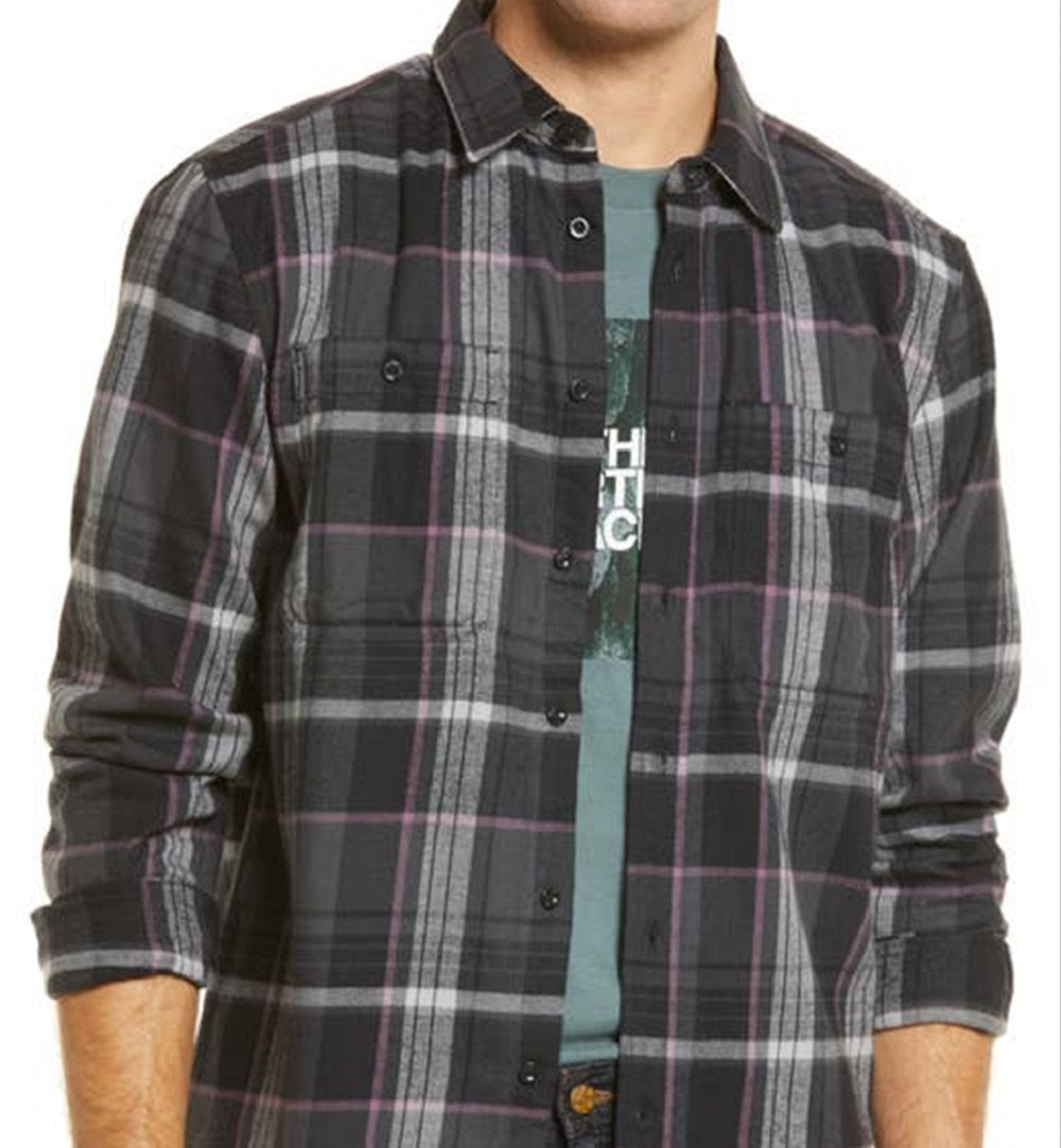 Camisa de flanela masculina Arroyo The North Face cinza tamanho grande