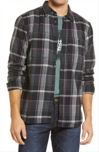 Camisa de flanela masculina Arroyo The North Face cinza tamanho grande