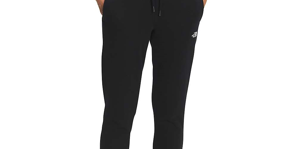 Calça jogger feminina The North Face Half Dome Crop, preta, tamanho P