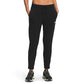 Calça jogger feminina The North Face Half Dome Crop, preta, tamanho grande